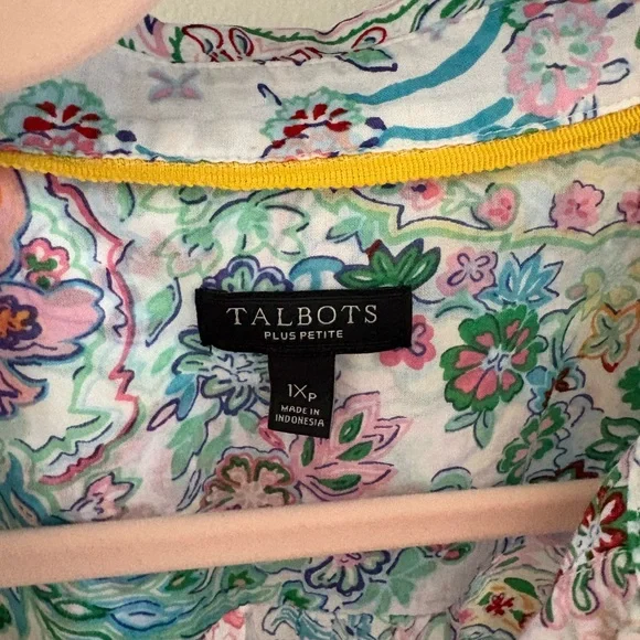 Beautiful Watercolor Paisley Button-Down - Picture 3 of 6